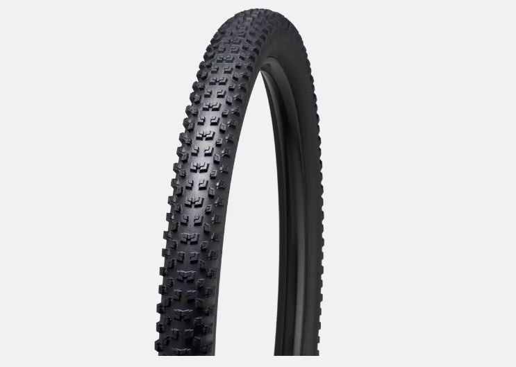 A black Specialized Ground Control Grid 2Bliss Ready T7 bicycle tire with a herringbone tread pattern.