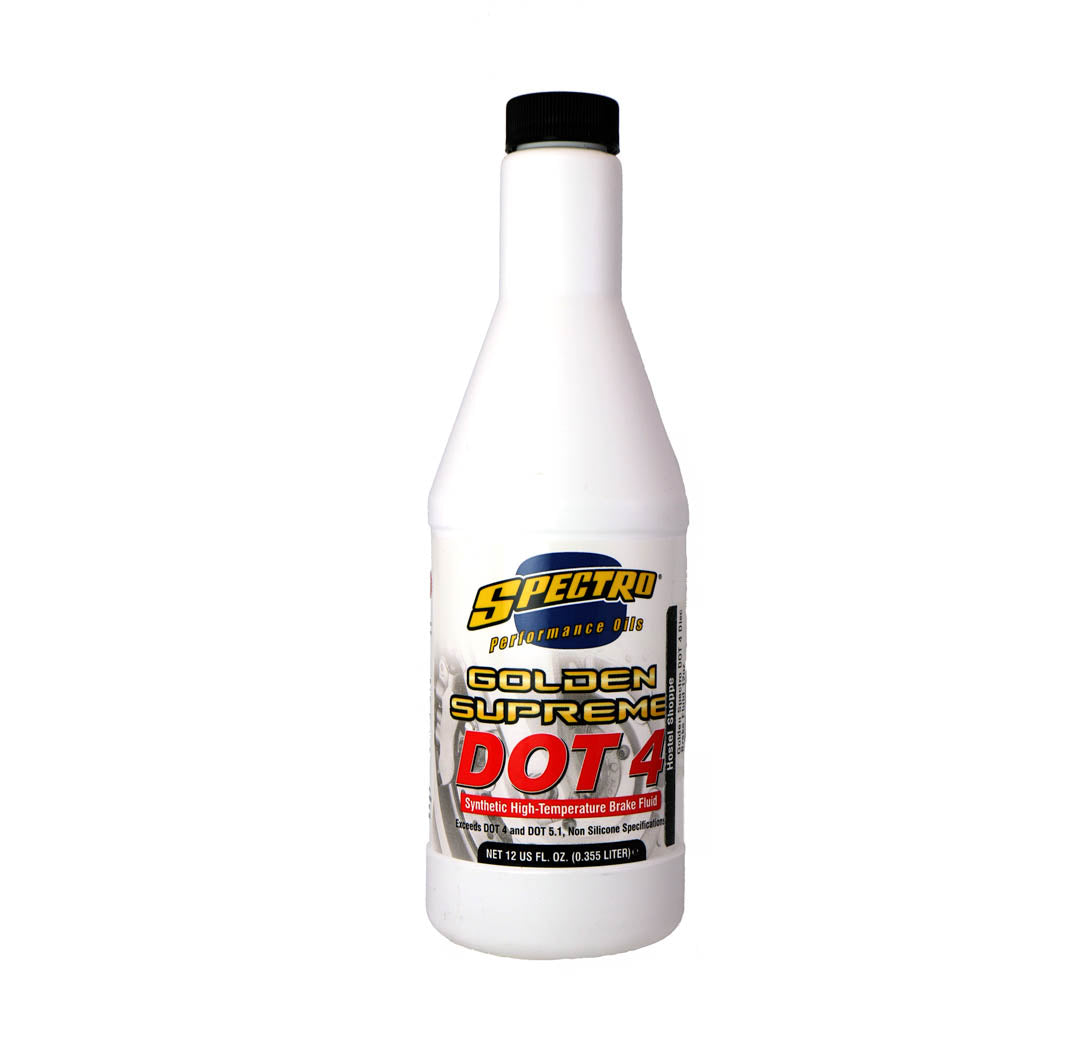 Spectro Oil Golden Supreme DOT 4 Disc Brake Fluid 12oz