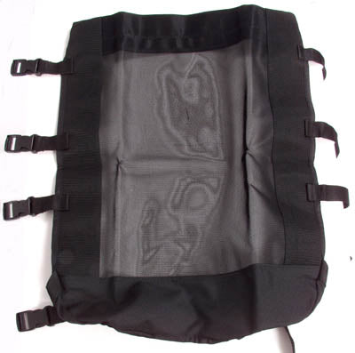 Sun Seeker EZ Series Seat Mesh on a white background showing the clips 