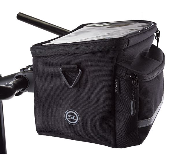 Sunlite Handlebar Bag w/Map Pocket studio image side