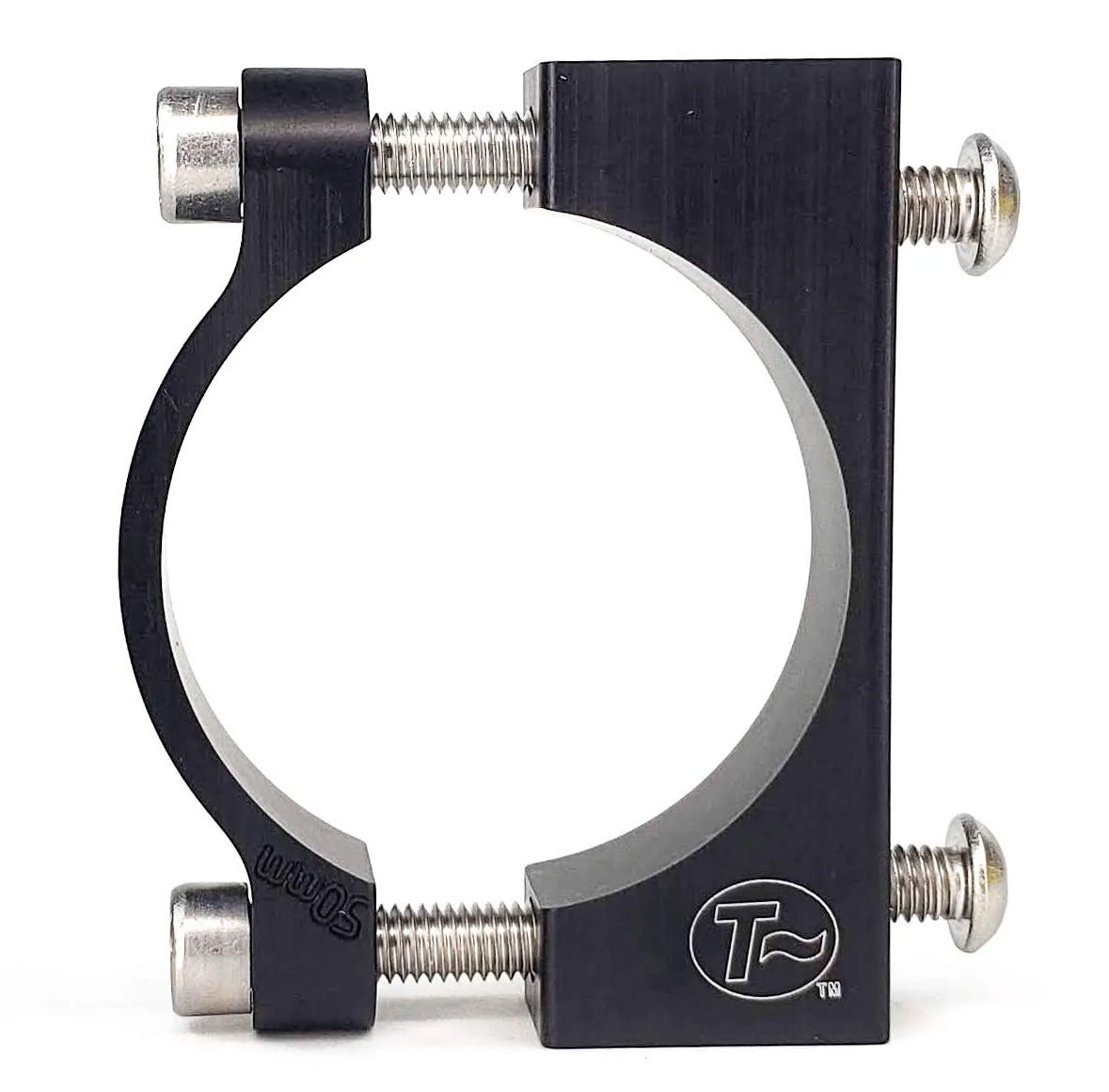 T-Cycle Frame or Boom Clamp for 50mm Diameter Tubing.