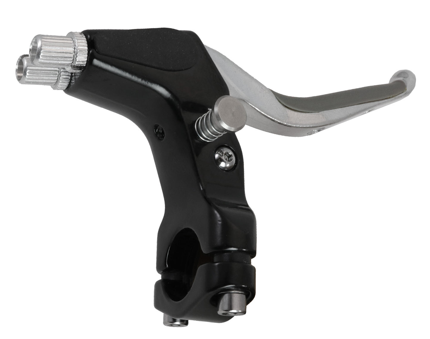 TerraTrike Two-Into-One Leftbrake lever, showing the entire black and silver brake lever in the image