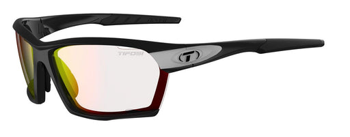 Tifosi Kilo Sunglasses in Black and White with Clarion Red Fototec Lens.