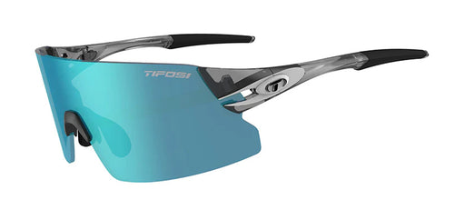 Tifosi Rail XC Sunglasses in Crystal Smoke with Clarion Blue, AC Red and Clear Interchangeable Lenses.