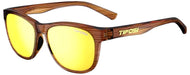 Tifosi Swank Sunglasses in Woodgrain with Smoke Yellow Lens.