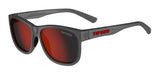 Tifosi Swank XL Sunglasses in Satin Vapor with a Smoke Red Lens.