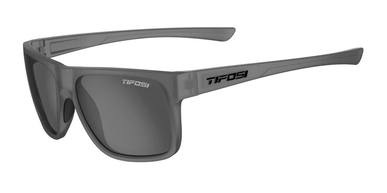 Tifosi Swick Sunglasses in Satin Vapor with a Smoke Lens.