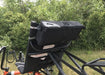 TerraTrike Deluxe Seat Bag mounted to back of trike
