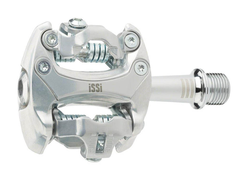 iSSi Flash III Dual Sided Clipless Aluminum 9/16" Silver Pedals