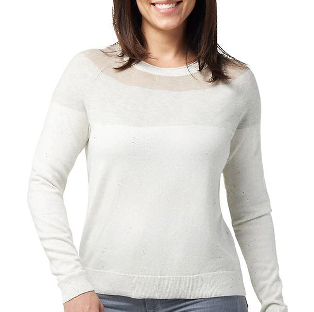 Smartwool Womens Edgewood Colorblock Crew Sweater Donegal