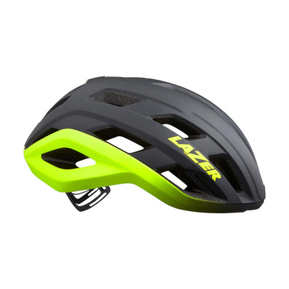 Lazer Strada Kineticore Helmet Matte Grey Flash Yellow
