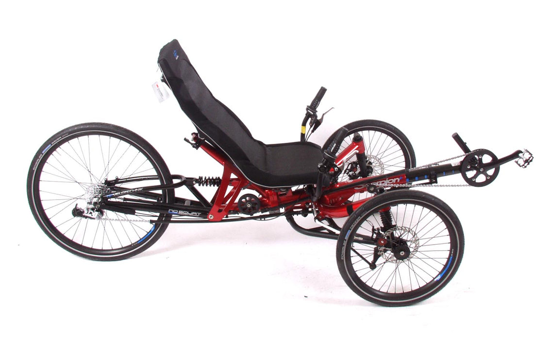 HP Velotechnik Scorpion fs 26 Plus Magma Red/Black Trike with ErgoMesh XL Seat