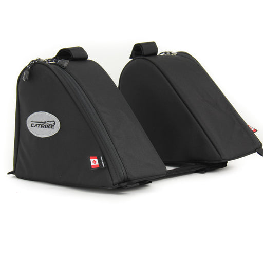 Catrike Arkel Pannier Bags for Catrike pocket trikes. Triangular bag that sits in trike frame behind the seat- pair