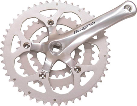Sugino XD-600 110mm BCD Crankset with 152mm Crankarms
