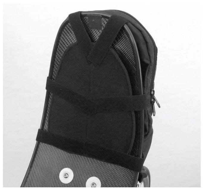 T-Cycle FastBack Carbon Slim Seat Bag Black studio image inside