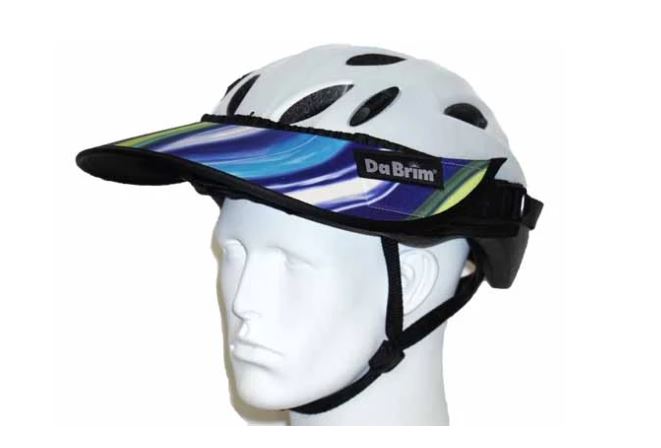 bike helmet sun visor DaBrim Rezzo Helmet 4" Visor 2 Piece Set