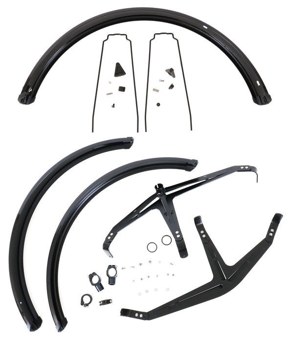 Azub 26" x 3" inch Ultra-Wide Set of 3 Front and Rear Trike Mudguards