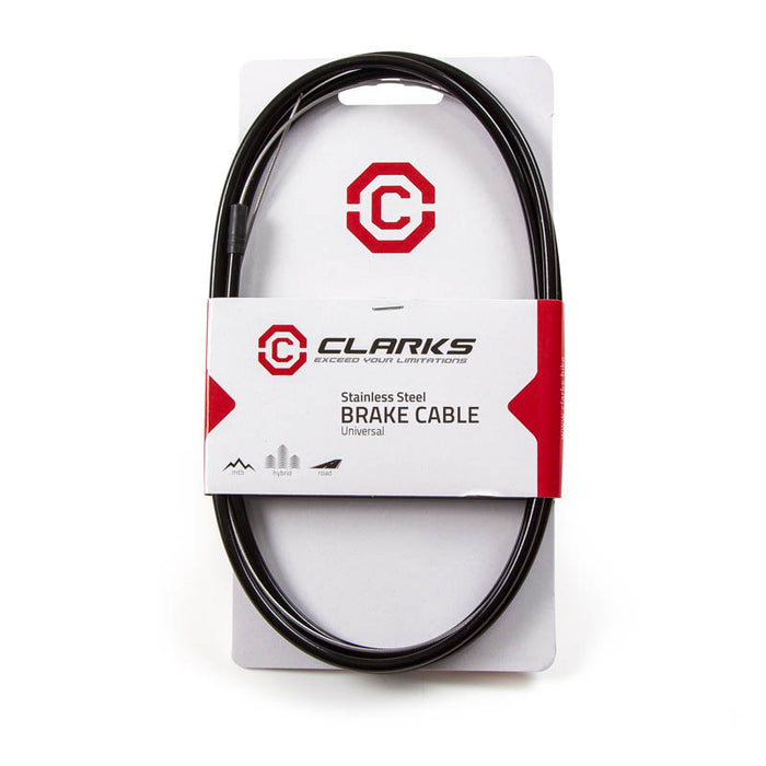 Clarks Stainless Steel Front or Rear Brake Cable Kit