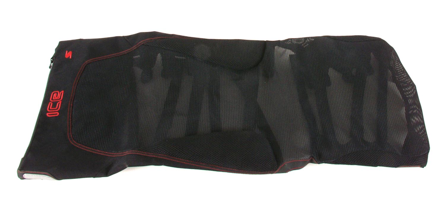 ICE Sprint ErgoFlow Seat Cover (w/Red Stitching)
