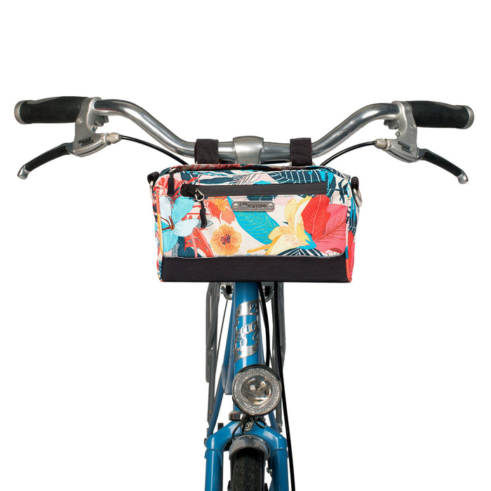 Po Campo Kinga Handlebar Bag 2 studio image mounted to bike
