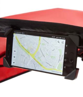 The optional Hase phone mount for the Hase Foldable Fairing against a white background.