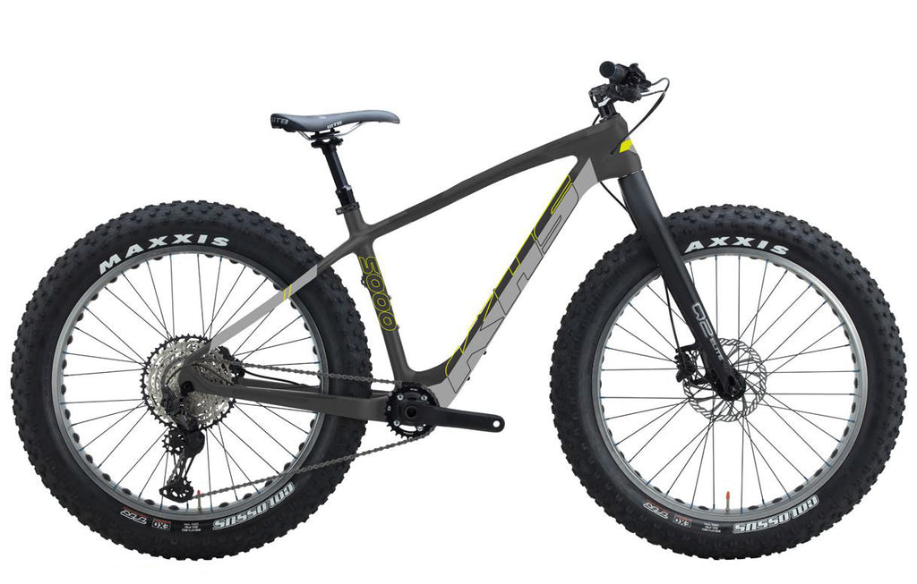 KHS 4 Season 5000 Fat Bike with Carbon Fork Dark Grey — Hostel Shoppe