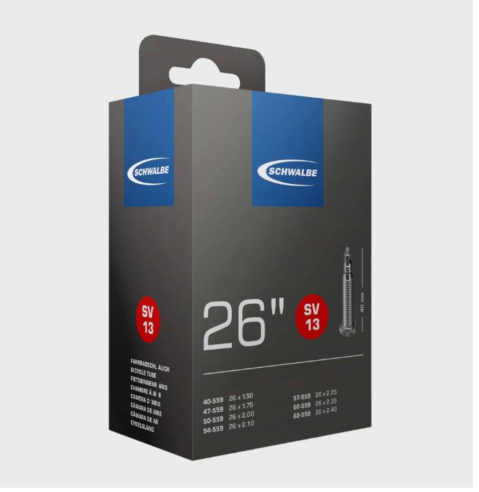 Schwalbe SV13 Presta Valve Tube 26 x 1.5-2.4 inch (559mm)