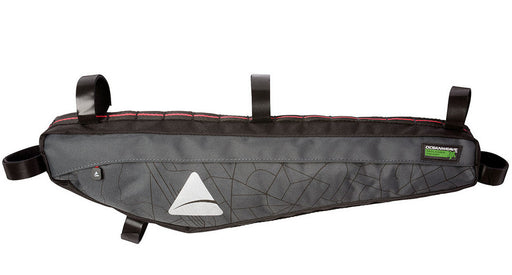 Axiom Top Tube Bag Seymour O-Weave Framepack P3.5 Gray/Black slim bicycle frame bag