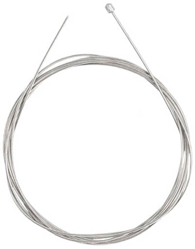 Hostel Shoppe generic 1700mm silver Shift Cable wrapped in a coil against a white background.