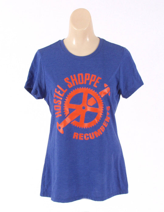 Hostel Shoppe Women's Custom Recumbent Logo T-Shirt