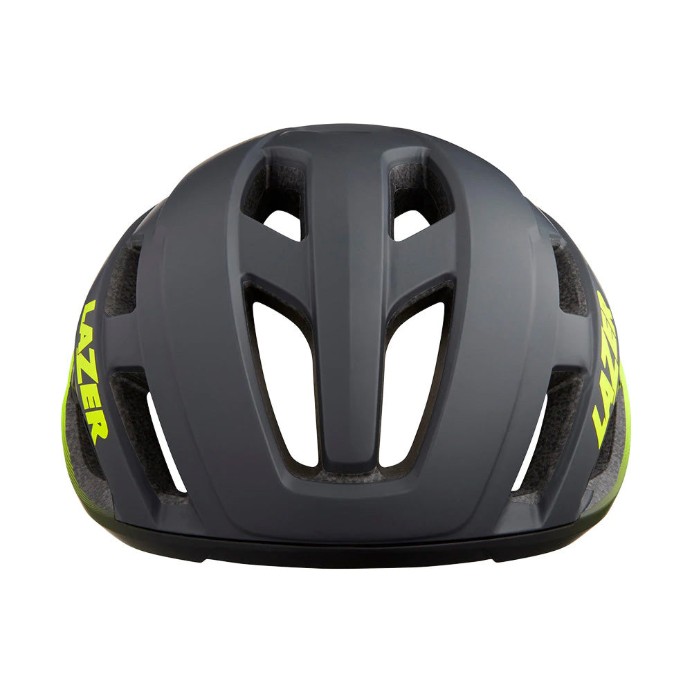 Lazer Strada Kineticore Helmet Matte Grey Flash Yellow