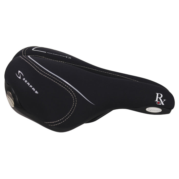 Serfas Womens RX-922L Road/MTB Saddle w/Lycra Cover studio image right side view