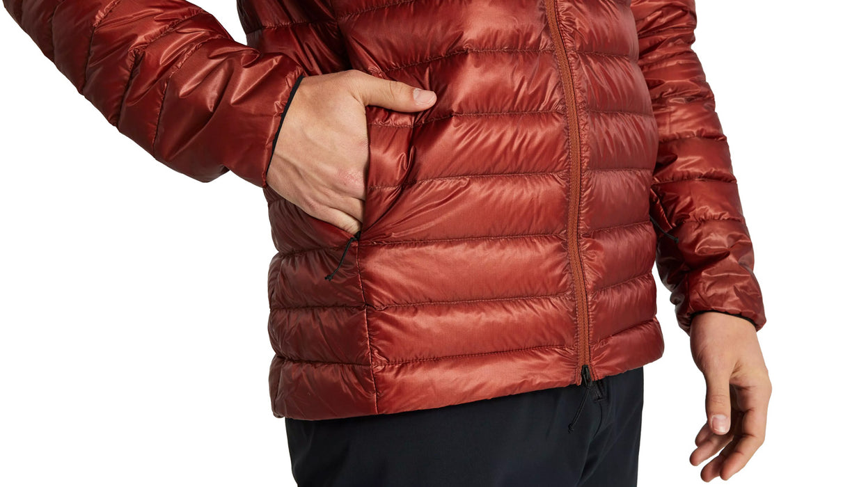 Specialized Mens Packable Down Jacket Rusted Red