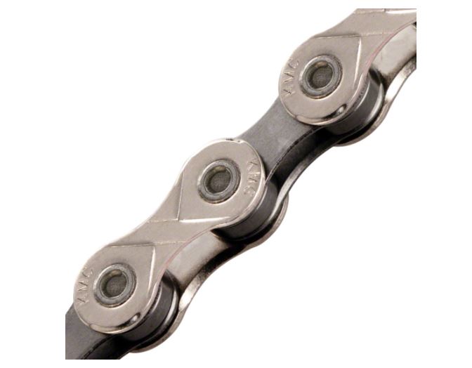 KMC X10 10 Speed 116 Links Silver/Black Chain