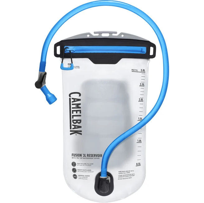 Camelbak Fusion 3L Reservoir with Tru Zip Waterproof Zipper Clear