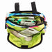Po Campo Kids Speedy Handlebar Bag aquatic studio image top view with items inside