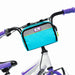 Po Campo Kids Speedy Handlebar Bag blue blast mounted on kid's bike