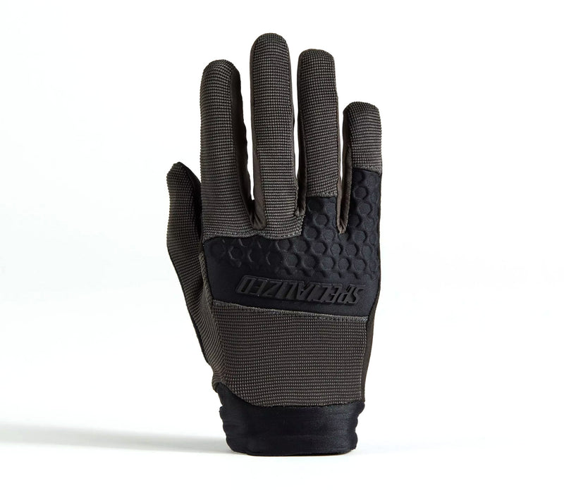 Specialized Mens Trail Shield Long Finger Gloves Charcoal