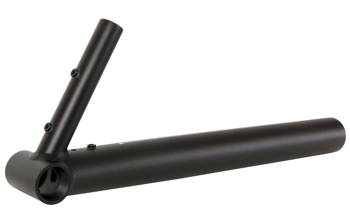 HP Velotechnik Front Boom KO Black with Scale with Derailleur Tube