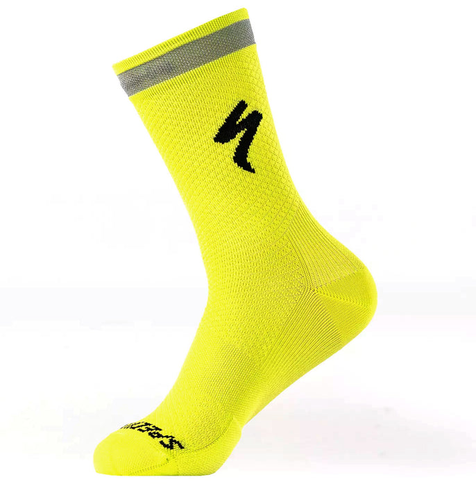Specialized Soft Air Reflective Tall Socks Hyper Green