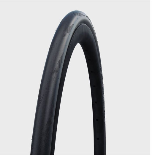 Schwalbe Pro One Evolution Tubeless Folding Black Tire 20 x1.1", front quarter view