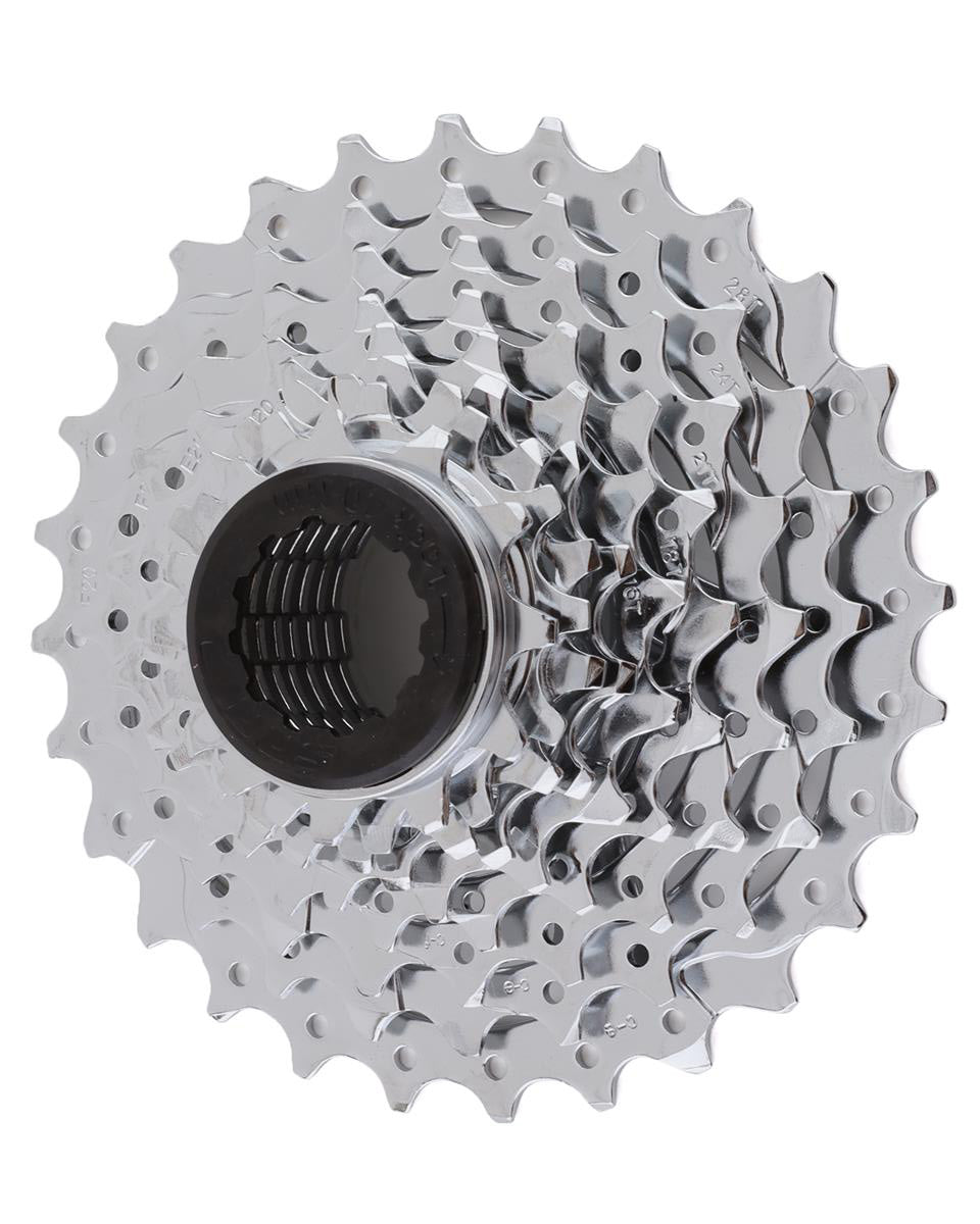 studio view of silver SRAM PG 930 Silver cassette