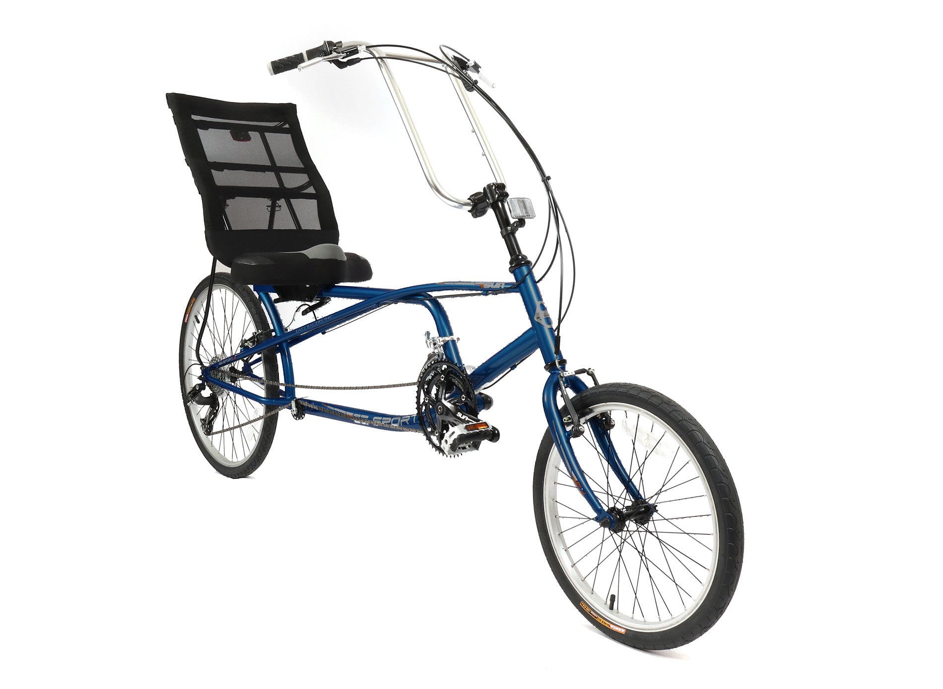 Sun Seeker EZ-Sport CX 26/20 Recumbent Bike Lemans Blue – Hostel