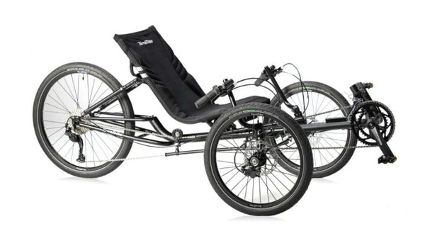 TerraTrike Gran Tourismo Midnight Recumbent Trike – Hostel Shoppe