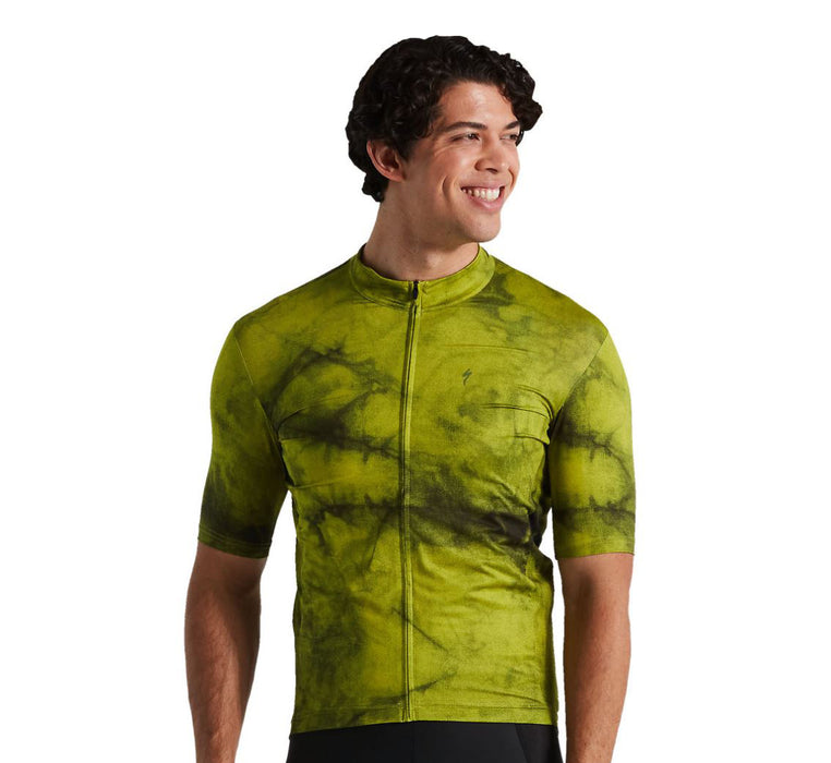 Specialized Mens RBX Marbled Jersey Hyper Green