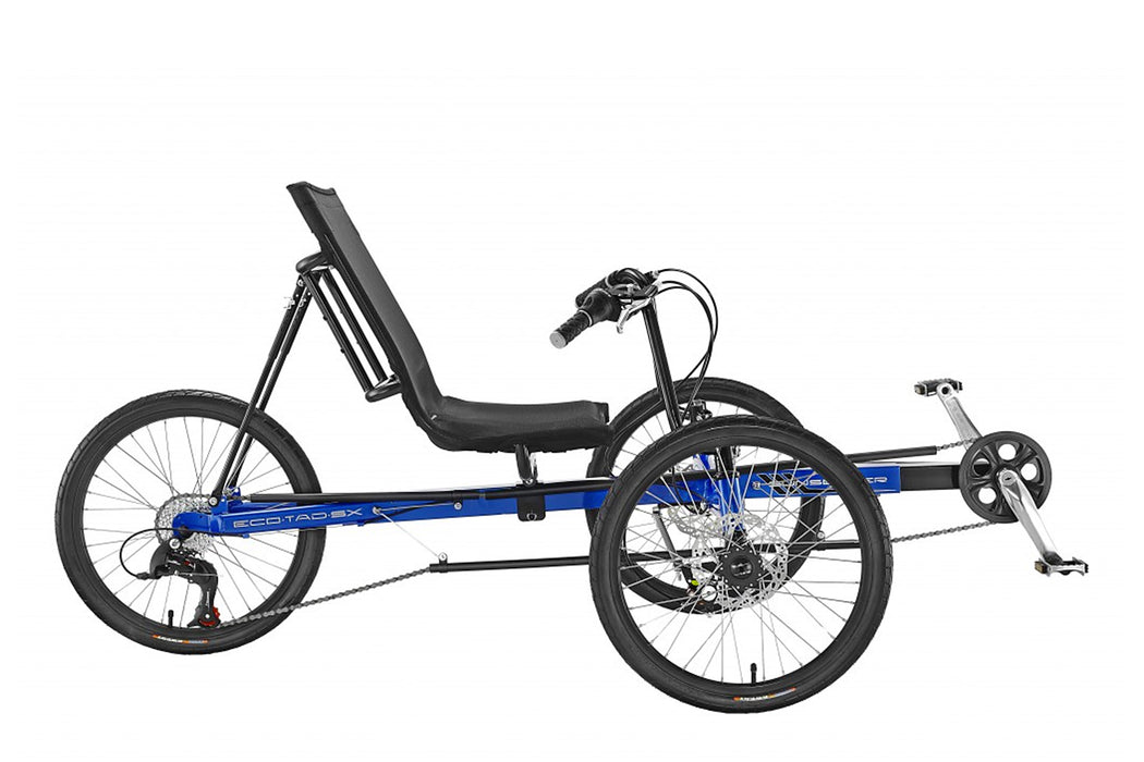 Sun Seeker Eco-Tad SX 7 Speed Blue Recumbent Trike
