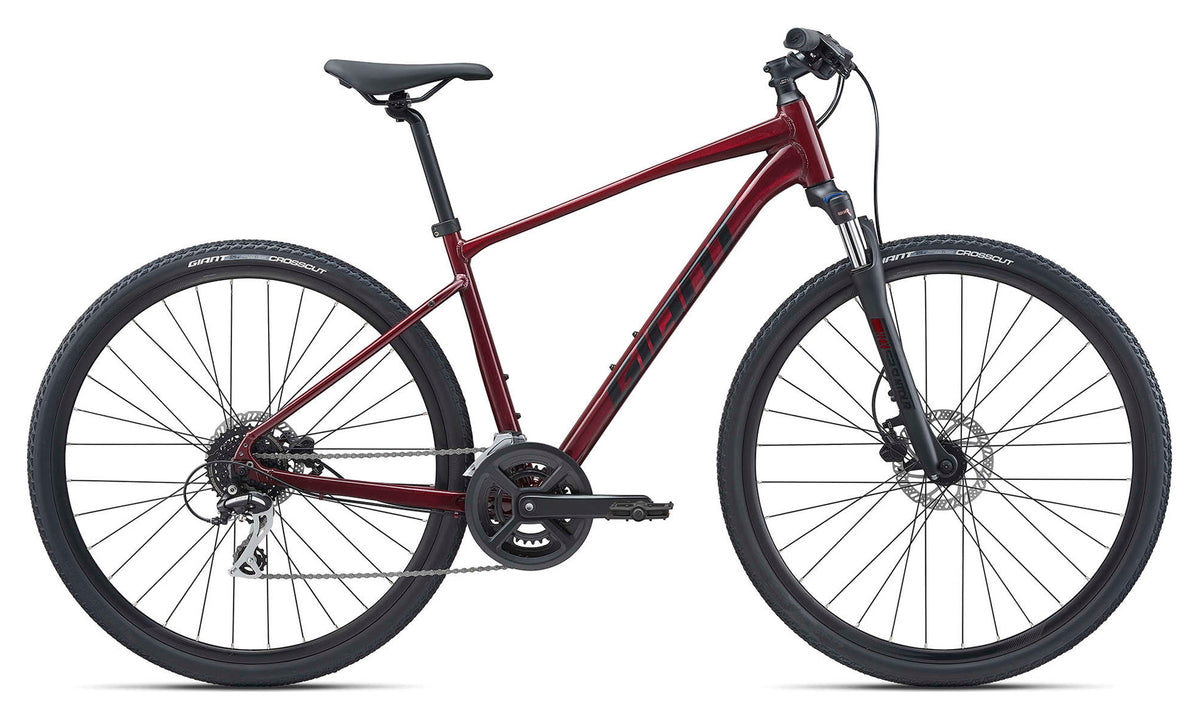 Giant roam 3 disc clearance 2020 aluminium hybrid bike black